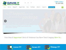 Tablet Screenshot of davis-it.com